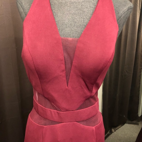 Maroon Formal Gown by STARBOX Size Medium - Picture 2 of 10